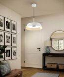·VERTIGO· LAMP, WHITE-SILVER