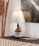 BOTTLE TABLE LAMP KIT - WHITE SHADE