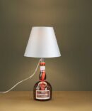 BOTTLE TABLE LAMP KIT - WHITE SHADE