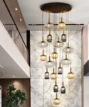 NORMA - LAMP 18L BLACK-BRASS DIMMABLE
