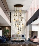 NORMA - LAMP 18L BLACK-BRASS DIMMABLE