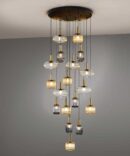 NORMA - LAMP 18L BLACK-BRASS DIMMABLE