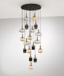 NORMA - LAMP 18L BLACK-BRASS DIMMABLE