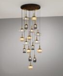 NORMA - LAMP 18L BLACK-BRASS DIMMABLE