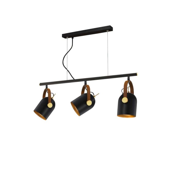 ·ADAME· LAMP 3L., BLACK/GOLD