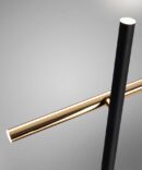 ·VARAS· FLOOR LAMP, BLACK/GOLD 2L