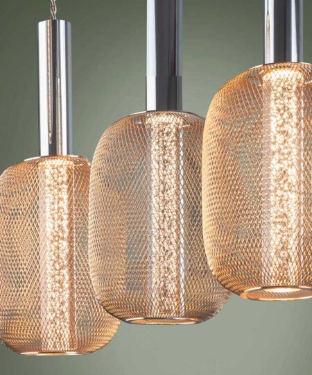 ·MICRON· LAMP 4L., CHROME/GOLD
