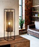 ·VERA·LARGE LANTERN,BLACK/GOLD