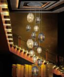 OVILA· 13L LAMP. SMOKE, COGNAC