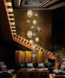 OVILA· 13L LAMP. SMOKE, COGNAC