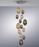 OVILA· 13L LAMP. SMOKE, COGNAC