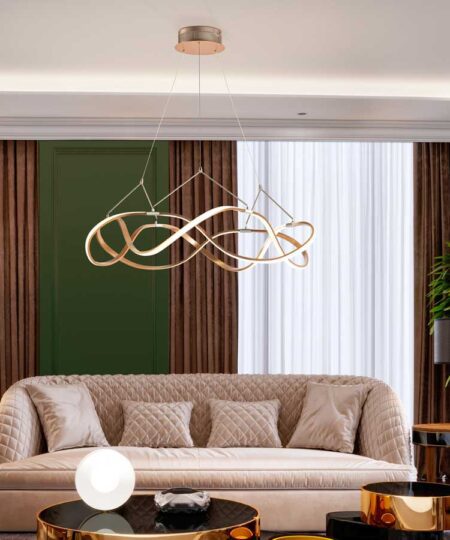 ·MOLLY· LED LAMP Ø80 ROSE GOLD, DIMMABLE