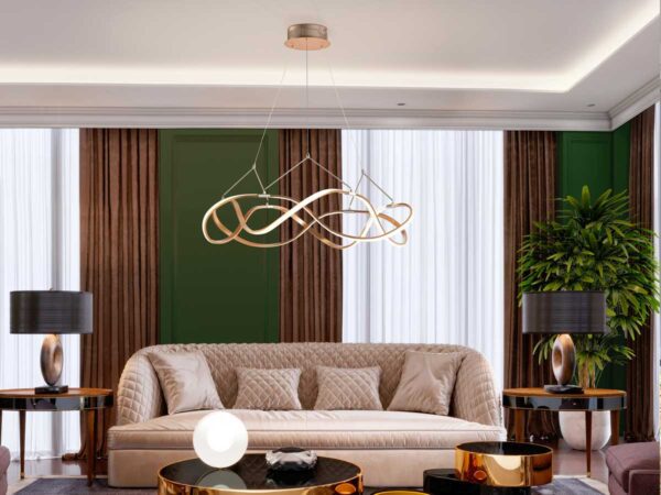 ·MOLLY· LED LAMP Ø80 ROSE GOLD, DIMMABLE