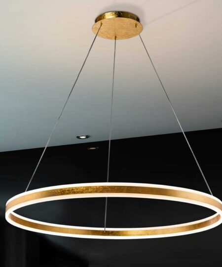 ·HELIA· LED LAMP, GOLD Ø100