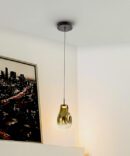 LEDIS - LAMP 1L BLACK-GOLDEN