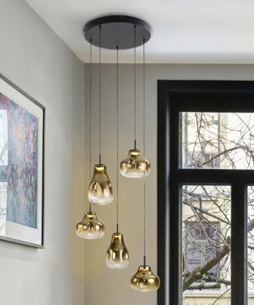 LEDIS - LAMP 5L BLACK-GOLDEN