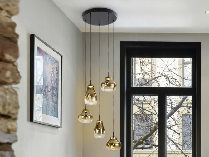 LEDIS - LAMP 5L BLACK-GOLDEN