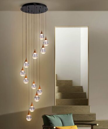 ORINA - LAMP 12L BLACK-COPPER