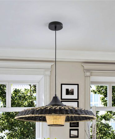IJI - LAMP BLACK/NAT CORDED PAPER