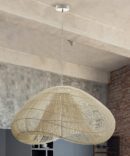 ABAH - LAMP WHITE RATTAN 100 CM