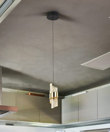 LIADA - LAMP 1L BLACK-GOLD