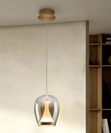 USPIRO - GOLDEN-AMBER LAMP D18